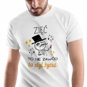T-Shirt Męski Dla Zięcia Koszulka XL Prezent