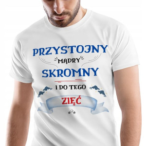 T-Shirt Męski Dla Zięcia Koszulka XXL Prezent