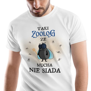 T-Shirt Męski Dla Zoologa Koszulka L Prezent