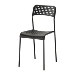 Ikea Adde Krzesło Kuchnia Jadalnia Salon Czarne