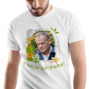 T-Shirt Męski Dold Tusk Tuska L Prezent