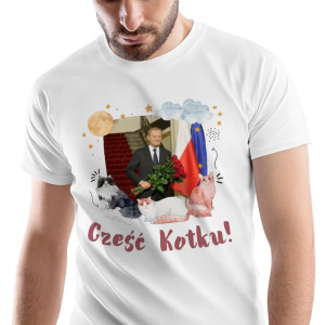 T-Shirt Męski Donald Tusk Tuska L na S Prezent