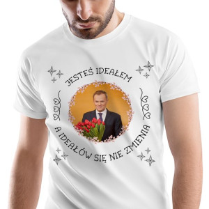 T-Shirt Męski Donald Tusk Tuska M na Prezent