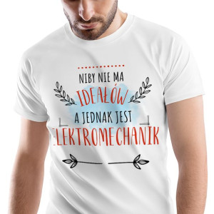T-Shirt Męski Elektromechanika Koszulka XL Prezent
