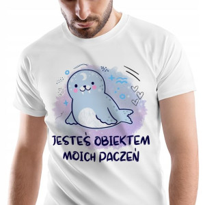 T-Shirt Męski Foczki Koszulka XXL Prezent