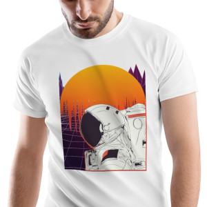 T-Shirt Męski Galaxy Astro Koszulka L Prezent