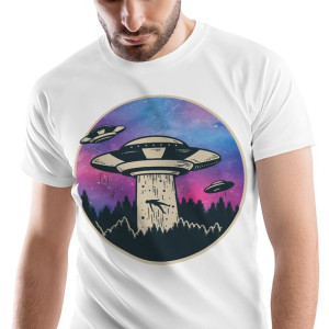 T-Shirt Męski Galaxy Astro Koszulka L Prezent