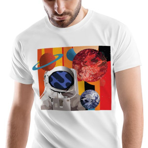 T-Shirt Męski Galaxy Astro Koszulka M Prezent
