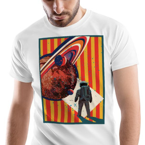 T-Shirt Męski Galaxy Astro Koszulka M Prezent