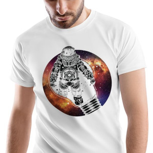 T-Shirt Męski Galaxy Astro Koszulka M Prezent