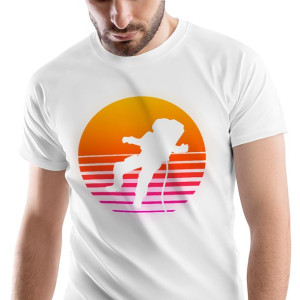 T-Shirt Męski Galaxy Astro Koszulka S Prezent