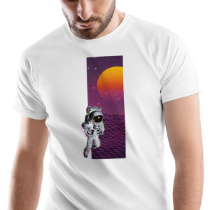 T-Shirt Męski Galaxy Astro Koszulka S Prezent