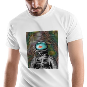 T-Shirt Męski Galaxy Astro Koszulka XXL Prezent