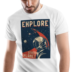 T-Shirt Męski Galaxy Astro NASA space Koszulka