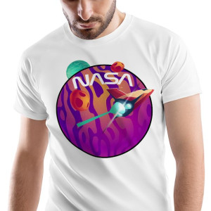 T-Shirt Męski Galaxy Astro NASA space Koszulka