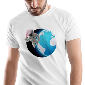 T-Shirt Męski Galaxy Astro NASA space Koszulka
