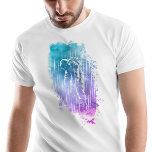 T-Shirt Męski Galaxy Astro NASA space Koszulka