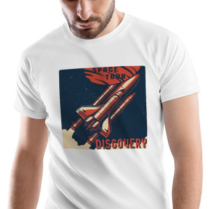 T-Shirt Męski Galaxy Astro SA space Koszulka L