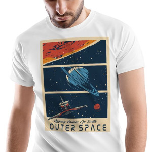 T-Shirt Męski Galaxy Astro SA space Koszulka L