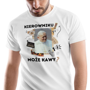 T-Shirt Męski Jan Paweł Koszulka S Prezent