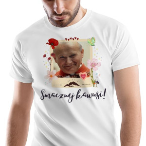 T-Shirt Męski Jan Paweł Koszulka S Prezent
