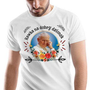 T-Shirt Męski Jan Paweł Koszulka XXL Prezent