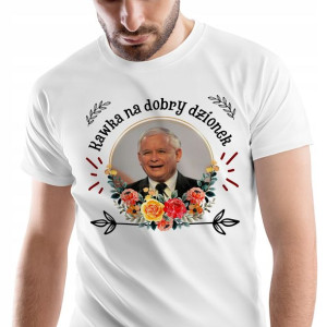T-Shirt Męski Kaczyński Koszulka M Prezent