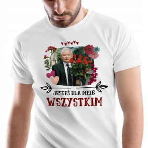 T-Shirt Męski Kaczyński Koszulka S Prezent