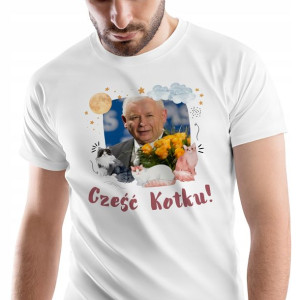 T-Shirt Męski Kaczyński Koszulka XL Prezent
