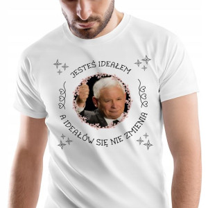 T-Shirt Męski Kaczyński Koszulka XL Prezent