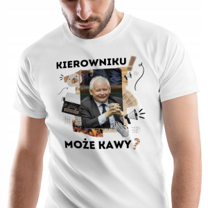 T-Shirt Męski Kaczyński Koszulka XXL Prezent