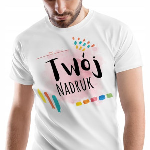 T-Shirt Męski Koszulka L Podkoszulek Polidraw