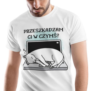 T-Shirt Męski Kotki Kotek Koszulka S Prezent