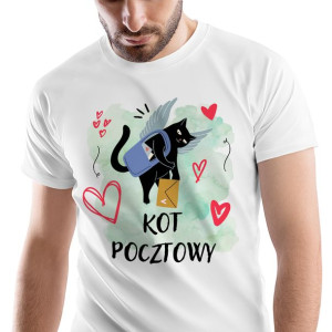 T-Shirt Męski Kotki Kotek Koszulka XL Prezent
