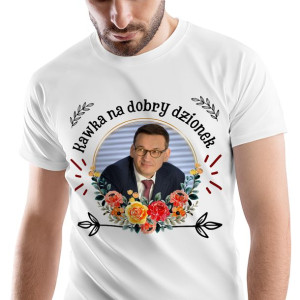 T-Shirt Męski Mateusz Morawiecki Pis L na M