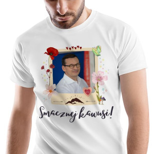 T-Shirt Męski Mateusz Morawiecki Pis L na M
