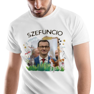 T-Shirt Męski Mateusz Morawiecki Pis L na S