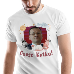 T-Shirt Męski Mateusz Morawiecki Pis XXL Prezent