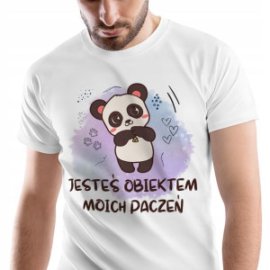 T-Shirt Męski Misie Misiaczki Koszulka L Prezent