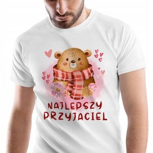 T-Shirt Męski Misie Misiaczki Koszulka XXL Prezent