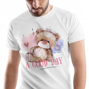 T-Shirt Męski Misie Misiaczki Koszulka XXL Prezent