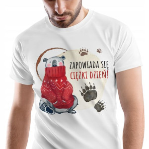 T-Shirt Męski Misie Misiaczki Koszulka XXL Prezent