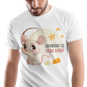 T-Shirt Męski Myszki Myszka Koszulka S Prezent