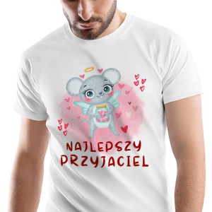 T-Shirt Męski Myszki Myszka Koszulka XXL Prezent