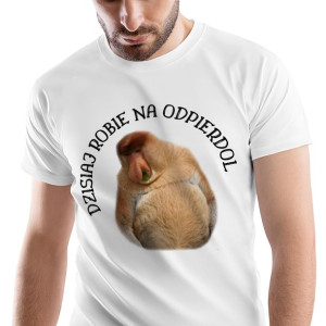 T-Shirt Męski Nosacz Janusz Śmieszne Na M Prezent