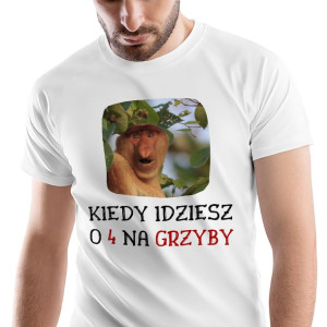 T-Shirt Męski Nosacz Janusz Śmieszne Na M Prezent