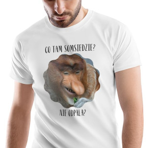 T-Shirt Męski Nosacz Janusz Śmieszne Na M Prezent