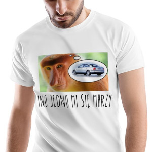 T-Shirt Męski Nosacz Janusz Śmieszne Na M Prezent