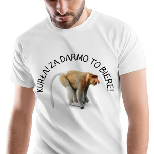 T-Shirt Męski Nosacz Janusz Śmieszne Na M Prezent