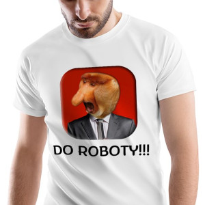 T-Shirt Męski Nosacz Janusz Śmieszne Na M Prezent